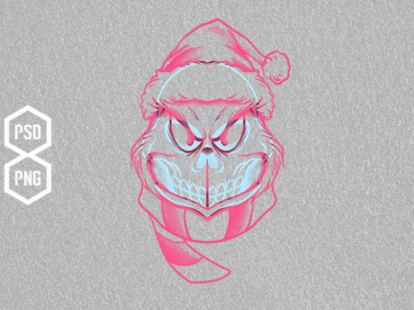 Anaglyph grinch t shirt vector Anaglyph grinch t shirt vector