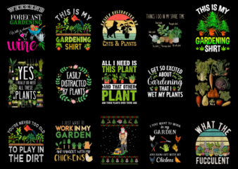 15 Gardening Shirt Designs Bundle For Commercial Use Part 4, Gardening T-shirt, Gardening png file, Gardening digital file, Gardening gift,