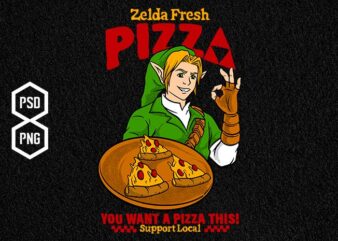 fresh pizza t shirt graphic design