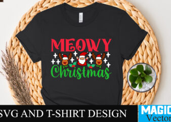 Meowy Christmas SVG Cut File