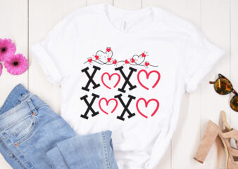 XoXo T-Shirt Design, XoXo SVG Design, Valentine Quotes, New Quotes, bundle svg, Valentine day, Love, Retro Valentines SVG Bundle sublimation