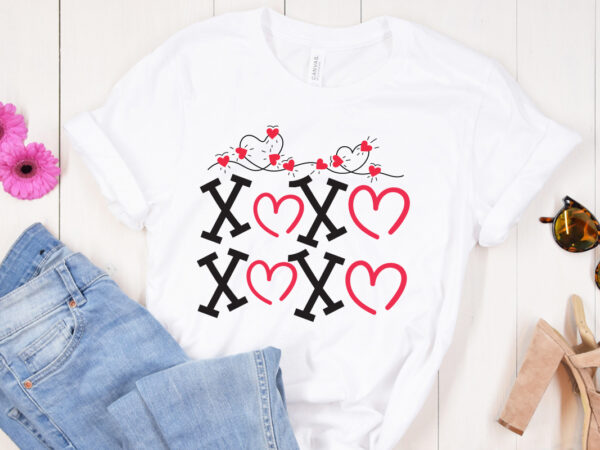 Xoxo t-shirt design, xoxo svg design, valentine quotes, new quotes, bundle svg, valentine day, love, retro valentines svg bundle sublimation