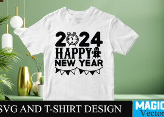 2024 Happy New Year SVG Cut File