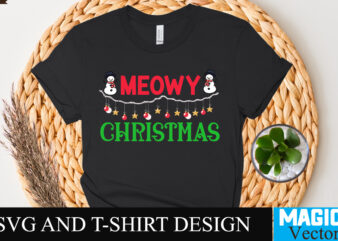 Meowy Christmas SVG Cut File