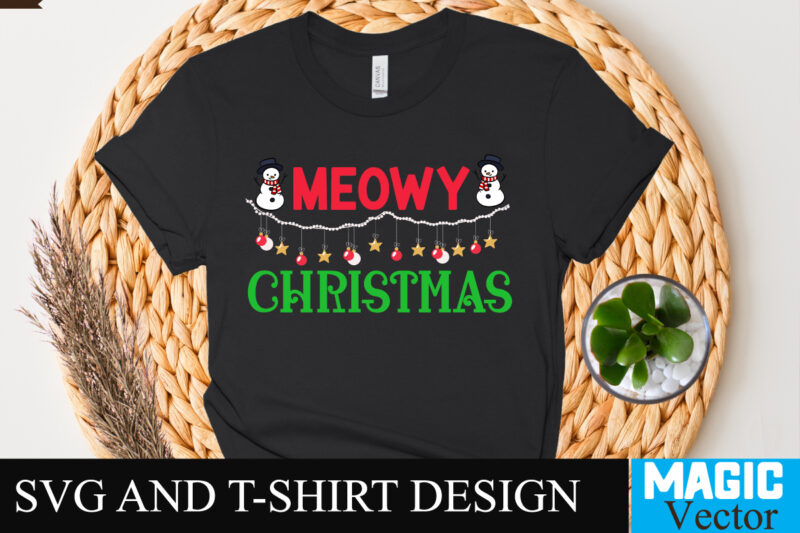Meowy Christmas SVG Cut File