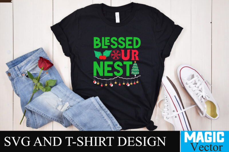 Blessed our Nest SVG Cut File