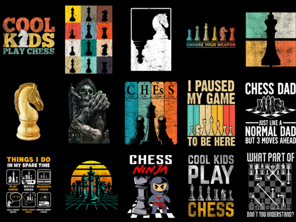 15 chess shirt designs bundle for commercial use part 6, chess t-shirt, chess png file, chess digital file, chess gift, chess download, ches
