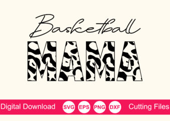 Basketball Mama Leopard Shirt, Mama Sport svg, Basketball Mama Shirt, Cricut svg, Cheerleader svg, Basketball Mom Life,Basketball svg shirt