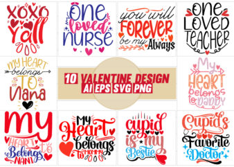 valentine’s day t shirt for family gift tee design, best friends forever heart love anniversary valentine season lettering graphic design