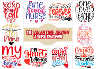 valentine’s day t shirt for family gift tee design, best friends forever heart love anniversary valentine season lettering graphic design