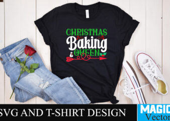 Christmas Baking Queen SVG Cut File