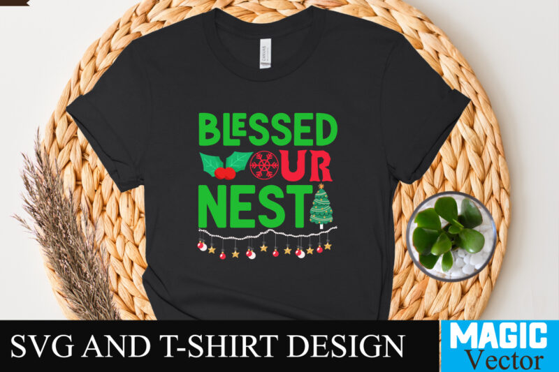 Blessed our Nest SVG Cut File