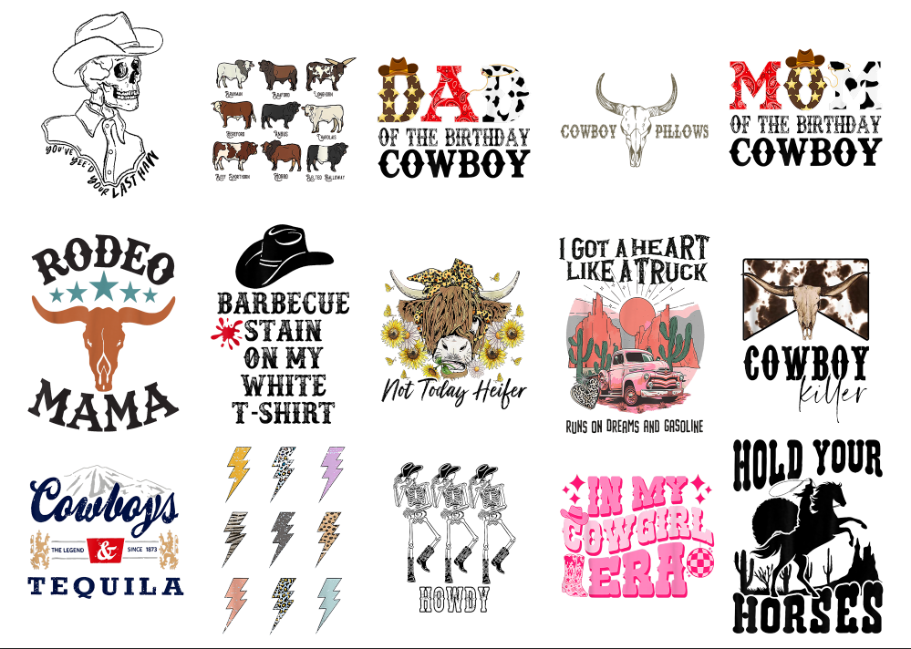 15 Western Shirt Designs Bundle For Commercial Use Part 8 Western T 15 Western Shirt Designs Bundle For Commercial Use Part 8 Western T