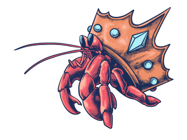 King crab t shirt vector art