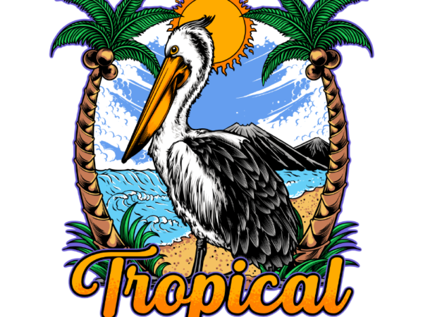 Tropical vibes t shirt designs for sale