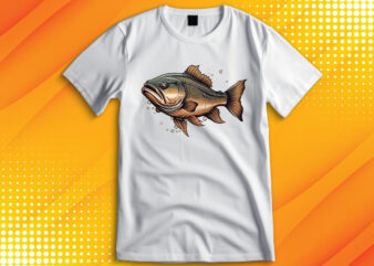Big Fish Catching T-Shirt