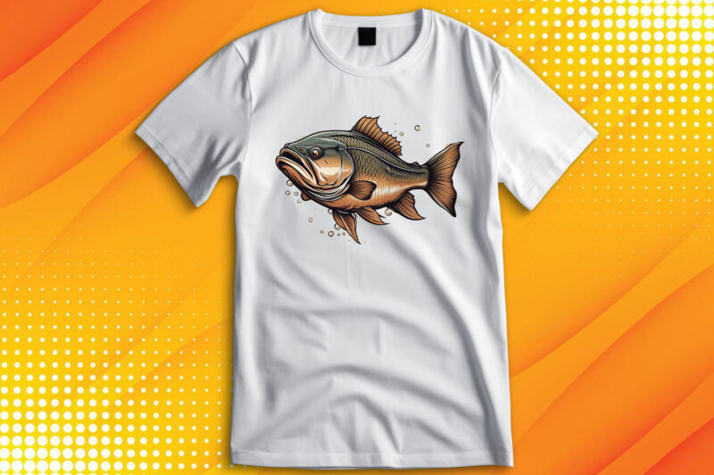 Big Fish Catching T-Shirt
