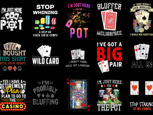 15 poker shirt designs bundle for commercial use part 9, poker t-shirt, poker png file, poker digital file, poker gift, poker download, poke