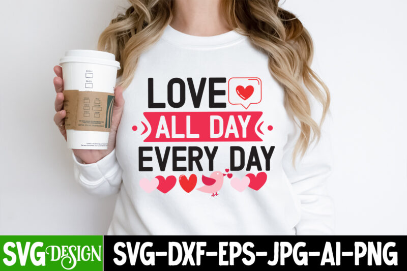 Valentine’s Day SVG bundle, Happy Valentine’s Day T-Shirt Design , Valentine Quotes, New Quotes, bundle svg, Valentine day, Love, Retro Vale