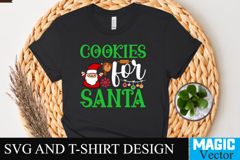 Cookies for Santa SVG Cut File