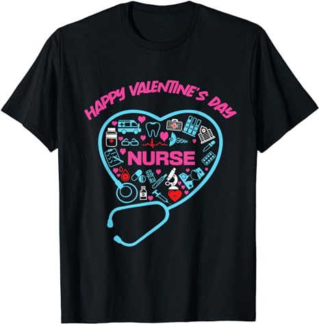 15 Nurse Valentine Shirt Designs Bundle For Commercial Use Part 9, Nurse Valentine T-shirt, Nurse Valentine png file, Nurse Valentine digita