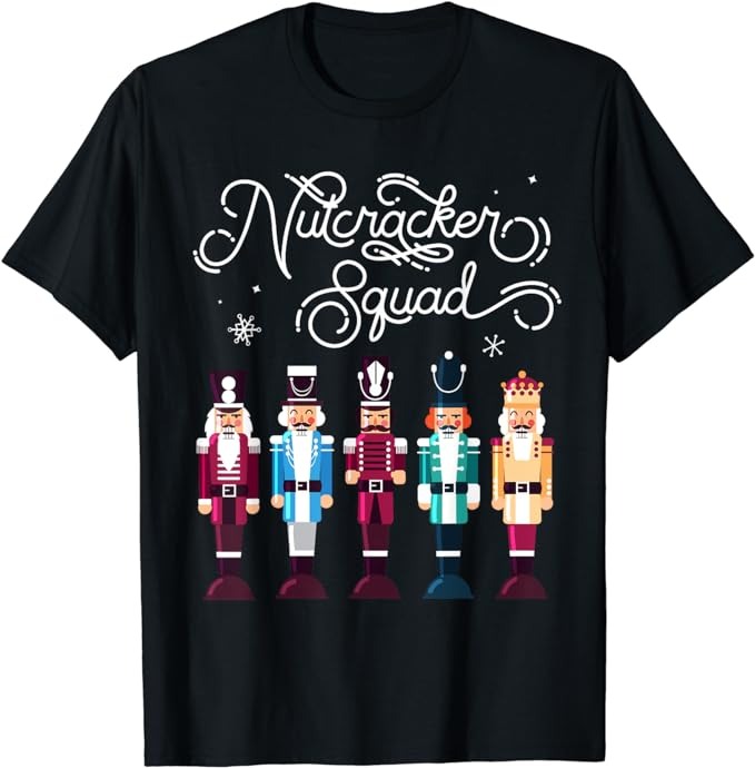 15 Nutcracker Christmas Shirt Designs Bundle For Commercial Use Part 2, Nutcracker Christmas T-shirt, Nutcracker Christmas png file, Nutcrac