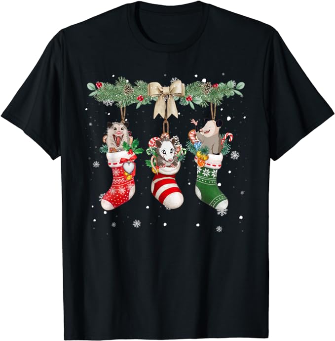 15 Opossum Christmas Shirt Designs Bundle For Commercial Use Part 3 AMZ, Opossum Christmas T-shirt, Opossum Christmas png file, Opossum Chri