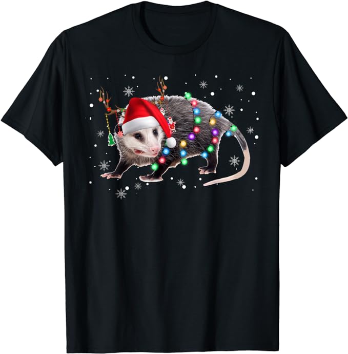 15 Opossum Christmas Shirt Designs Bundle For Commercial Use Part 1 AMZ, Opossum Christmas T-shirt, Opossum Christmas png file, Opossum Chri