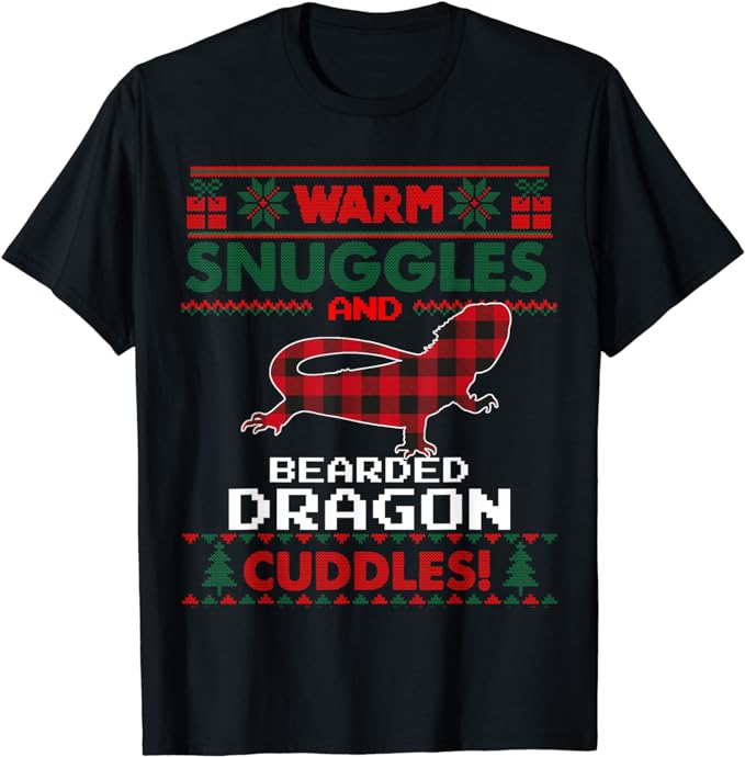 15 Bearded Dragon Christmas Shirt Designs Bundle For Commercial Use Part 1 AMZ, Bearded Dragon Christmas T-shirt, Bearded Dragon Christmas p