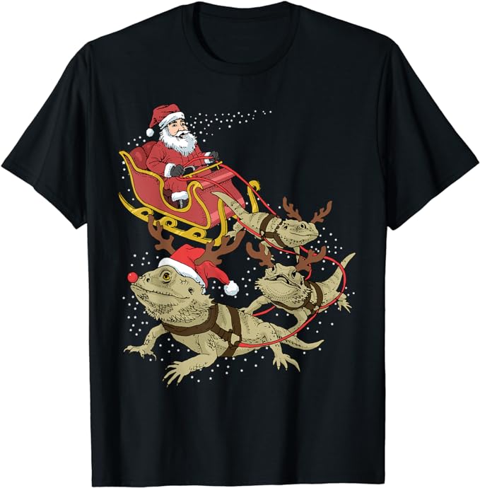 15 Bearded Dragon Christmas Shirt Designs Bundle For Commercial Use Part 1 AMZ, Bearded Dragon Christmas T-shirt, Bearded Dragon Christmas p