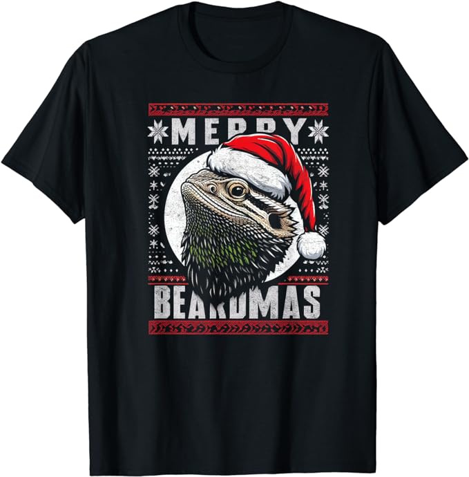 15 Bearded Dragon Christmas Shirt Designs Bundle For Commercial Use Part 1 AMZ, Bearded Dragon Christmas T-shirt, Bearded Dragon Christmas p