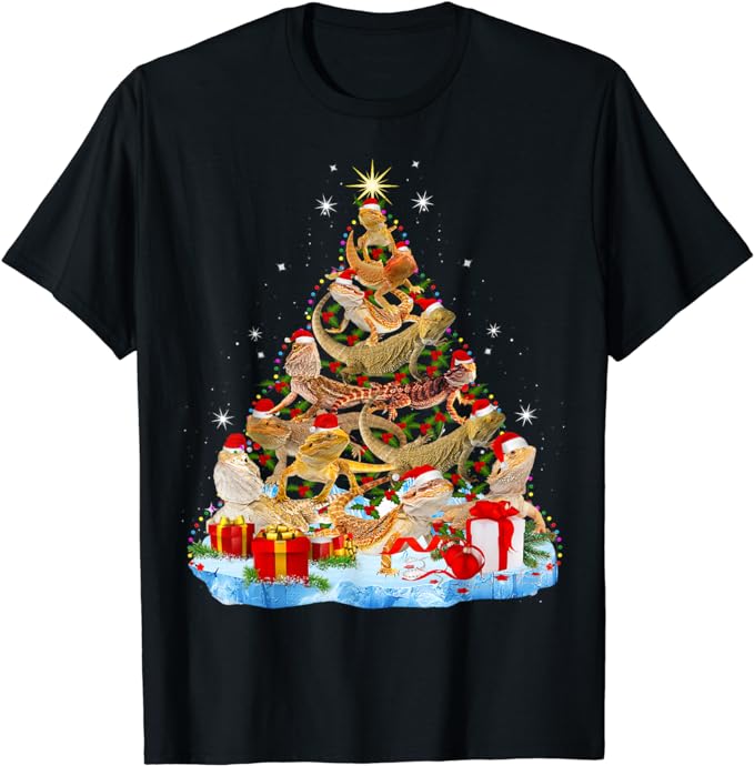 15 Bearded Dragon Christmas Shirt Designs Bundle For Commercial Use Part 2 AMZ, Bearded Dragon Christmas T-shirt, Bearded Dragon Christmas p