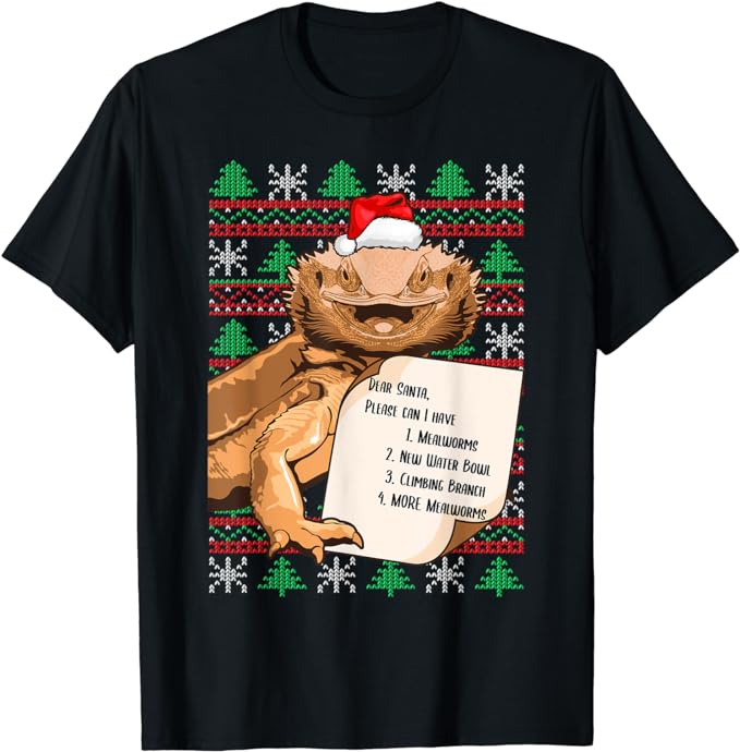 15 Bearded Dragon Christmas Shirt Designs Bundle For Commercial Use Part 1 AMZ, Bearded Dragon Christmas T-shirt, Bearded Dragon Christmas p