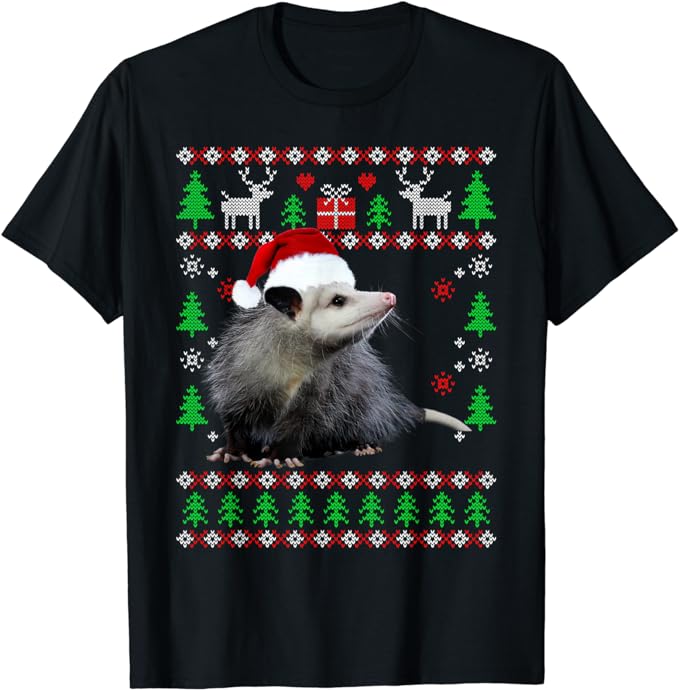 15 Opossum Christmas Shirt Designs Bundle For Commercial Use Part 1 AMZ, Opossum Christmas T-shirt, Opossum Christmas png file, Opossum Chri