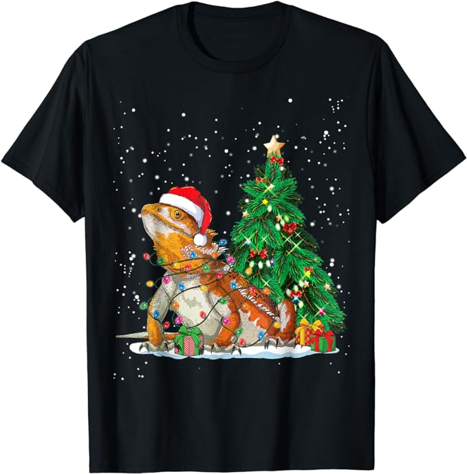 15 Bearded Dragon Christmas Shirt Designs Bundle For Commercial Use Part 1 AMZ, Bearded Dragon Christmas T-shirt, Bearded Dragon Christmas p