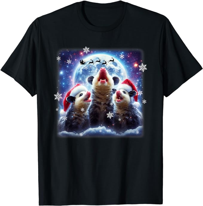 15 Opossum Christmas Shirt Designs Bundle For Commercial Use Part 1 AMZ, Opossum Christmas T-shirt, Opossum Christmas png file, Opossum Chri