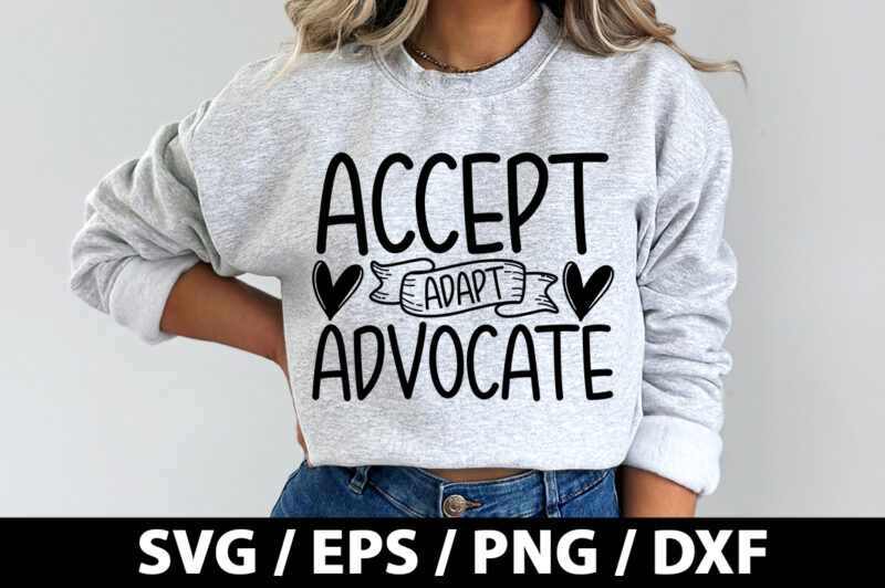 Accept adapt advocate SVG