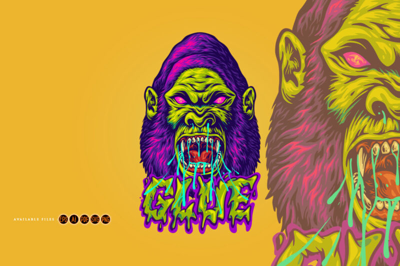 Scary roar gorilla glue symphony