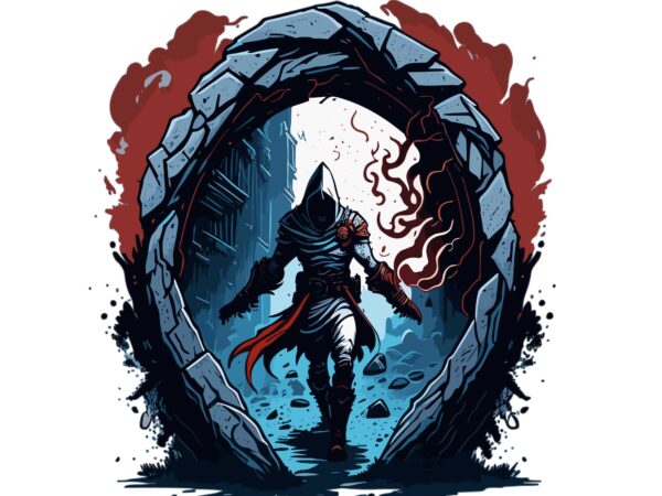Assassin’s creed game tshirt design