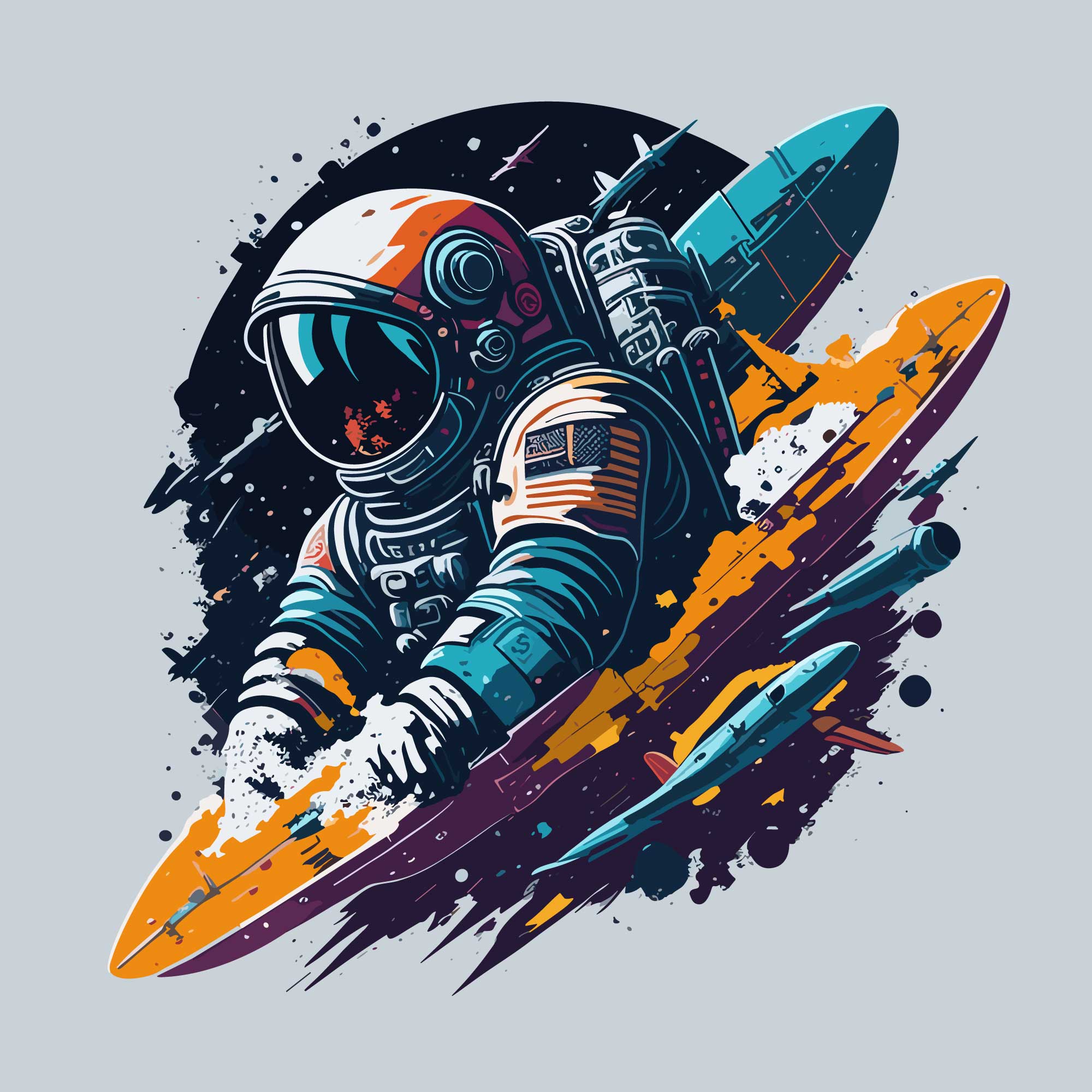 Astrospace Tshirt Design - Buy t-shirt designs