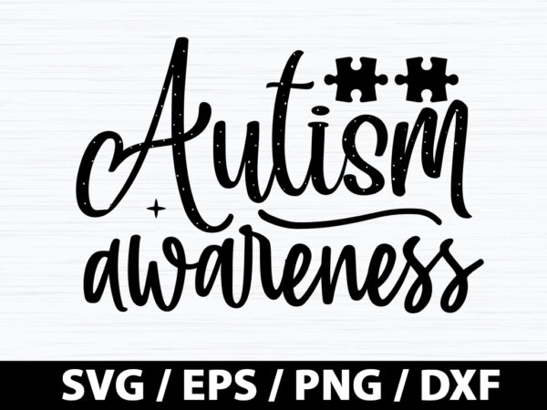 Autism awareness svg t shirt vector