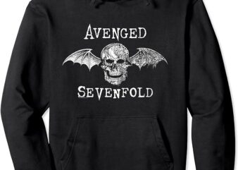 Avenged Sevenfold Cyborg Bat Rock Music Band Pullover Hoodie