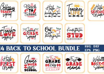 Back To School Doodles SVG Bundle, School Supplies SVG Bundle, School Supplies svg, Pencils svg, Apple svg, Books, Cut File Cricut t shirt template