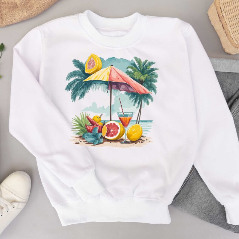 Summer Beach Tshirt Design