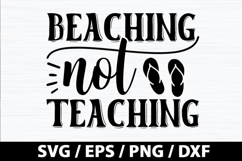 Beaching not teaching SVG