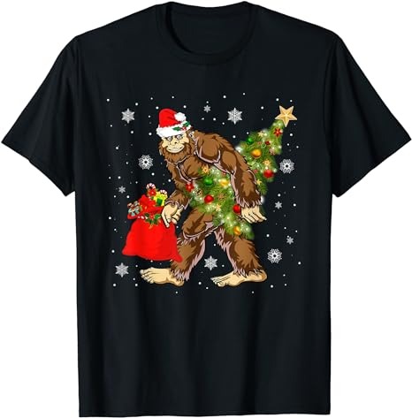 15 Bigfoot Christmas Shirt Designs Bundle For Commercial Use Part 1, Bigfoot Christmas T-shirt, Bigfoot Christmas png file, Bigfoot Christma