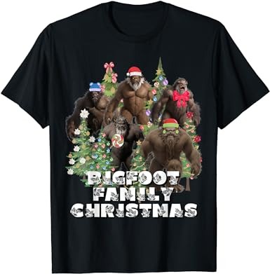 15 Bigfoot Christmas Shirt Designs Bundle For Commercial Use Part 2, Bigfoot Christmas T-shirt, Bigfoot Christmas png file, Bigfoot Christma