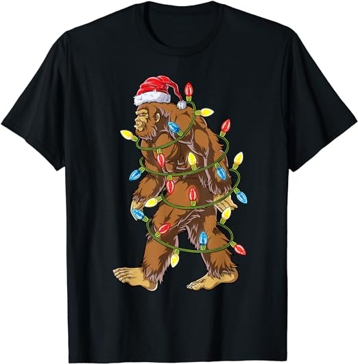 15 Bigfoot Christmas Shirt Designs Bundle For Commercial Use Part 2, Bigfoot Christmas T-shirt, Bigfoot Christmas png file, Bigfoot Christma