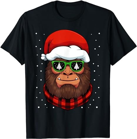 15 Bigfoot Christmas Shirt Designs Bundle For Commercial Use Part 3, Bigfoot Christmas T-shirt, Bigfoot Christmas png file, Bigfoot Christma
