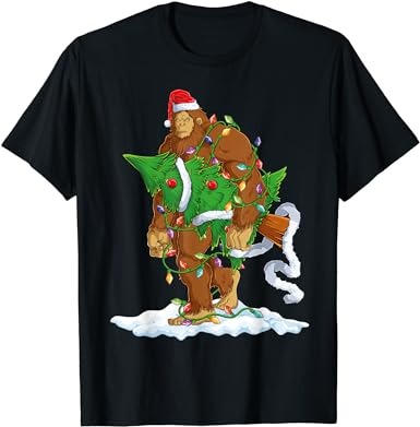 15 Bigfoot Christmas Shirt Designs Bundle For Commercial Use Part 3, Bigfoot Christmas T-shirt, Bigfoot Christmas png file, Bigfoot Christma